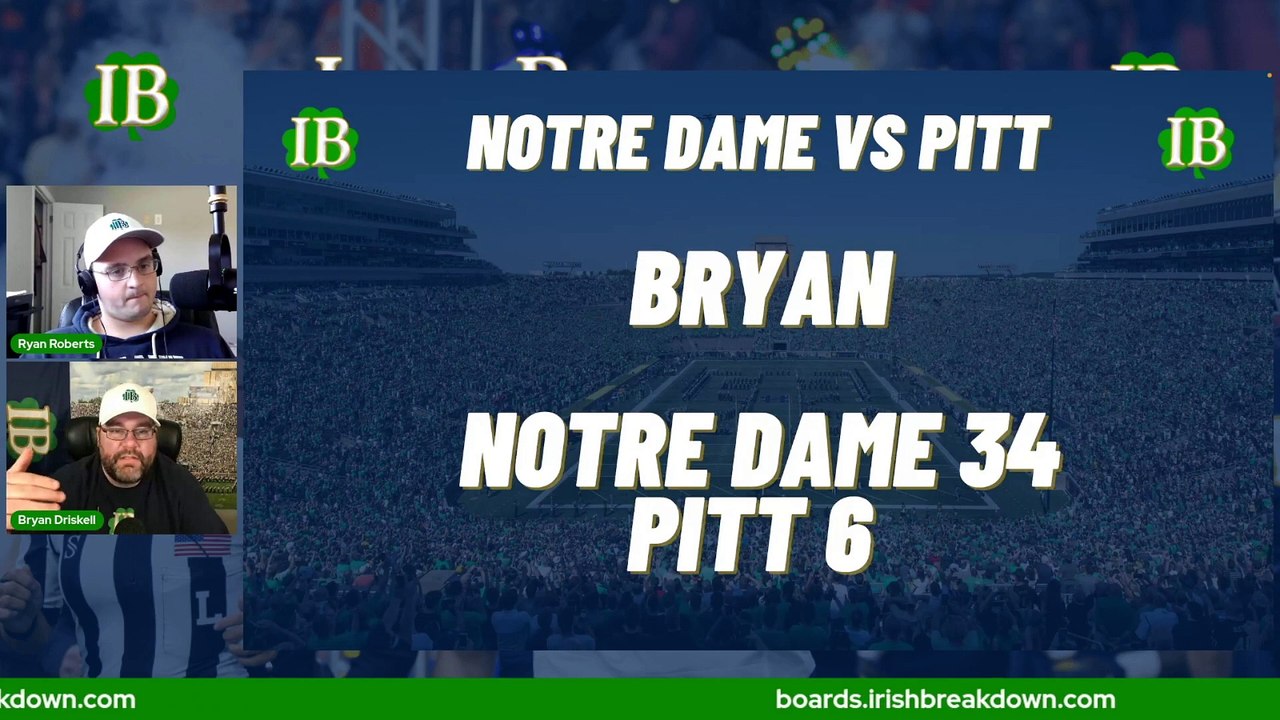 Notre Dame vs Pitt Game Prediction video Dailymotion