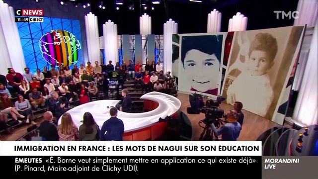 Immigration - Nagui explique comment ses parents lui ont inculqué le respect de toutes les valeurs françaises : Mon père n'aurait jamais accepté que je sois dans la rue avec un drapeau égyptien - Regardez