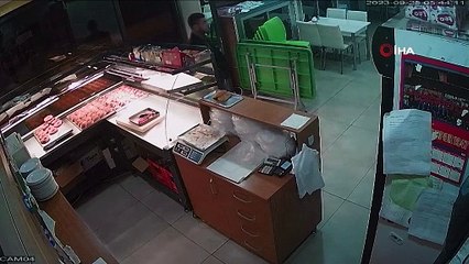 Yüzsüz hırsız kamerada