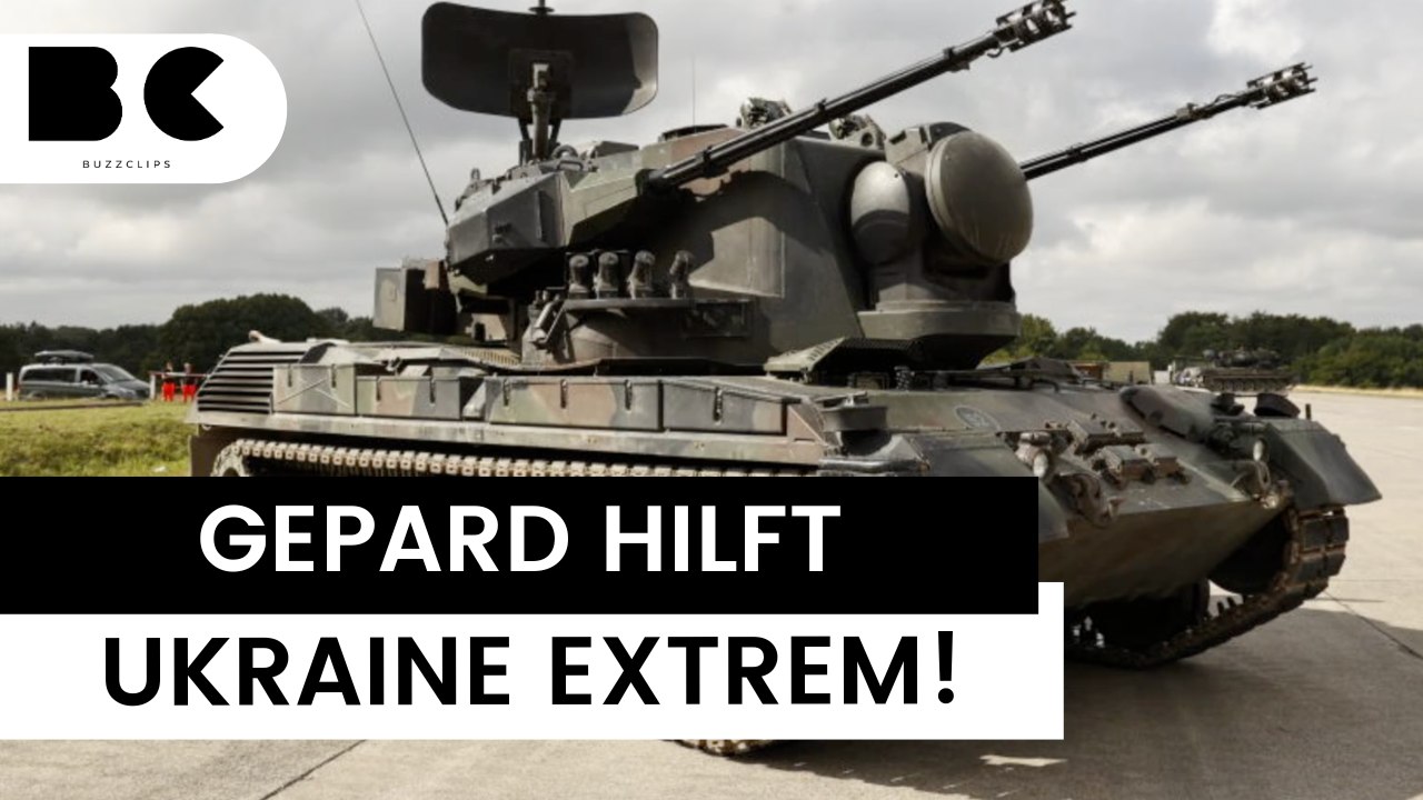 Ukraine: Deutscher Panzer Gepard elementar wichtig!