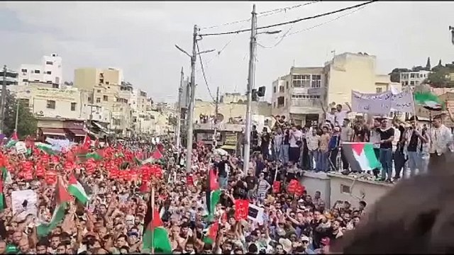 تضامنًا مع غزة.. مظاهرة حاشدة في عمان الجمعة