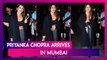 Priyanka Chopra Lands In Mumbai For The MAMI Mumbai Film Festival, Looks Stunning In Black