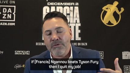 'A cartoon crossover!' - De La Hoya and Garcia preview Fury v Ngannou
