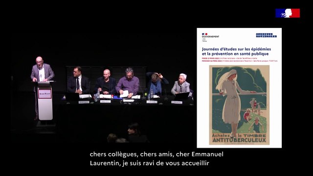 01- B.Ricard - Journées d’études sur les épidémies