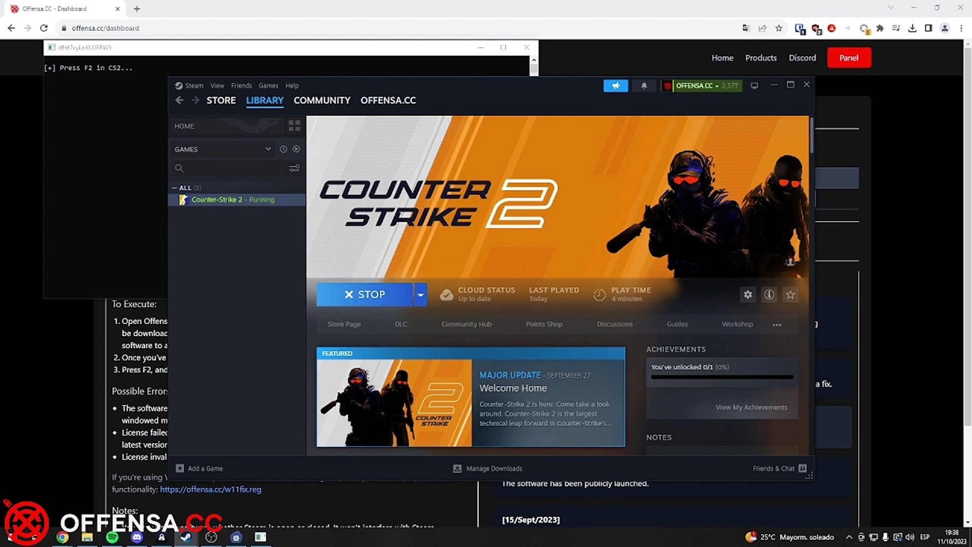 Offensa CS2: How to stream with our software | Stream Proof