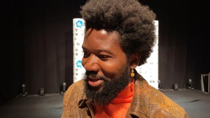 Alloysious Massaquoi from Young Fathers ahead of their SAY award win