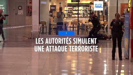Simulation d'une attaque terroriste à Barcelone
