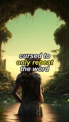 Sadness and absolute vanity, Echo and Narcissus.