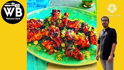 WELCOME BACK __Honey Mustard BBQ Chicken wings podcast