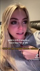 Esta trabajadora llora porque su jornada laboral no le deja tener vida