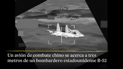 EE UU dice que un caza chino se acercó a 3 metros de un bombardero B-52