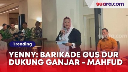 Yenny Wahid: Barikade Gus Dur Dukung Pasangan Ganjar - Mahfud MD