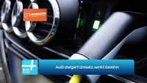 Audi steigert Umsatz, senkt Gewinn