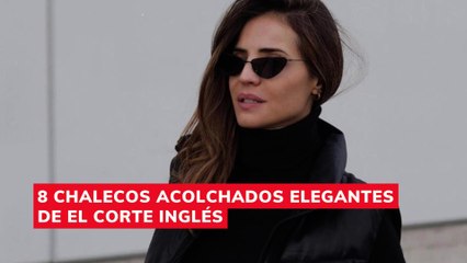 8 chalecos acolchados elegantes de El Corte InglÃ©s que son calentitos y muy ponibles para tus looks de otoÃ±o
