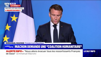 Israël/Palestine: "Il faut une relance décisive des négociations pour une solution à deux États", déclare Emmanuel Macron