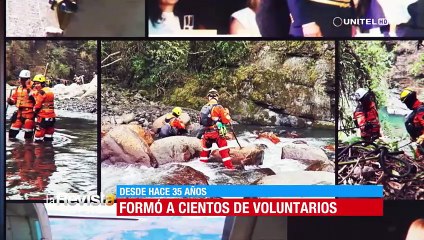 Bernardo Aranibar fundó el SAR-Bolivia y formó a cientos de jóvenes voluntarios