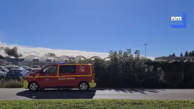 Un important incendie se déclare à la fourrière de Nice: les pompiers sur place