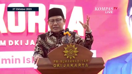 [FULL] Cak Imin Bicara Pilpres hingga Palestina di DPD Ikatan Mahasiswa Muhammadiyah (IMM)