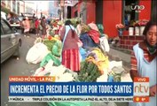 Suben precios por Todos Santos