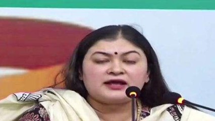 कांग्रेस की राष्ट्रीय प्रवक्ता की प्रेसवार्ता: प्रदेश को बताया अपहरण और तस्करी में नंबर वन