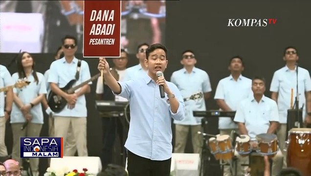 Gibran Klaim Dana Pesantren dan KIS Lansia Sebagai Program Unggulan Prabowo-Gibran