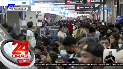 Aabot sa 1.6-M pasahero, inaasahang dadagsa sa PITX mula ngayon hanggang Nov. 6 | 24 Oras