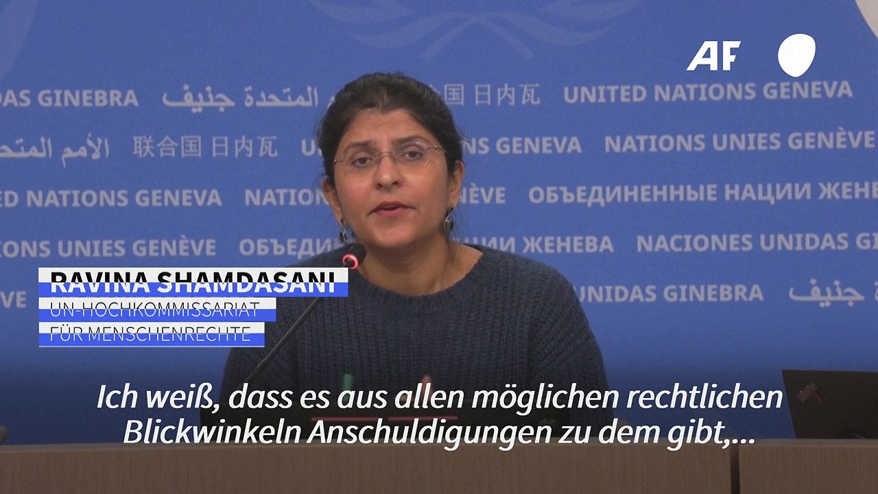 Uno in Sorge wegen 'Kriegsverbrechen' in Gaza