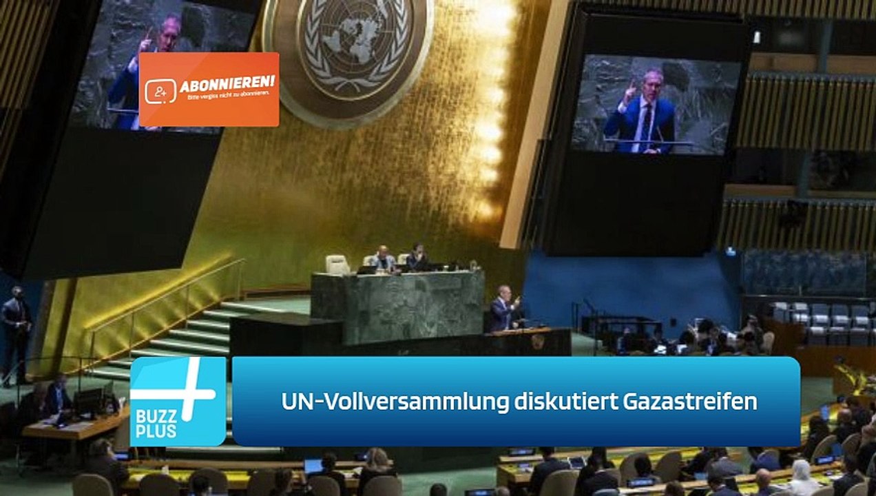 UN-Vollversammlung diskutiert Gazastreifen