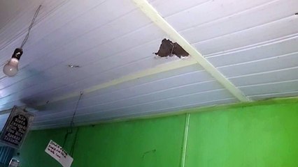 Raio atinge antena e provoca princípio de incêndio em mercearia no Floresta