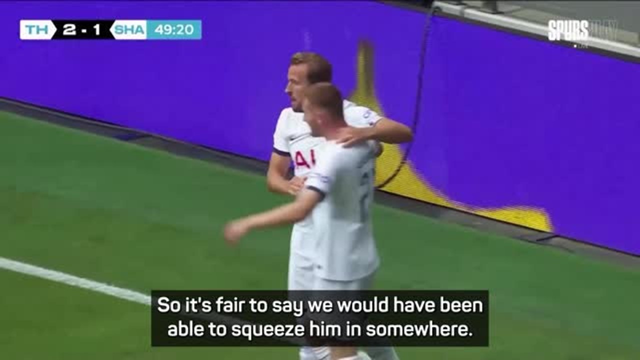 Postecoglou jokes about 'squeezing' Kane into his Spurs team