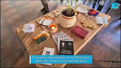 Encuentro interreligioso en La Plata para pedir por la paz en la Franja de Gaza