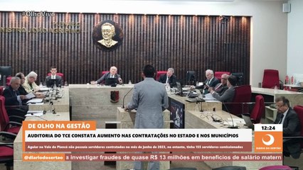 Auditoria temática do TCE constata aumento nas contratações temporárias no Estado e nos municípios