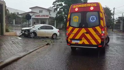 Homem fica ferido após se envolver em acidente no Alto Alegre
