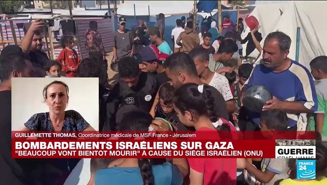Guerre Hamas-Israël : il faut arrêter ces bombardements sur la bande de Gaza