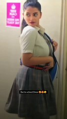 crushh in School Dress | school life | western girls