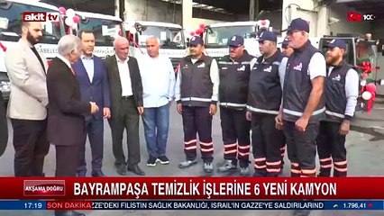 Bayrampaşa temizlik işlerine 6 yeni kamyon