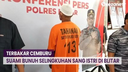 Terbakar Cemburu, Suami Bunuh Selingkuhan Sang Istri di Blitar
