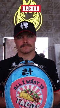 ¡Inspirado en los tacos! Valterri Bottas presentó el casco que usará en el GP de México