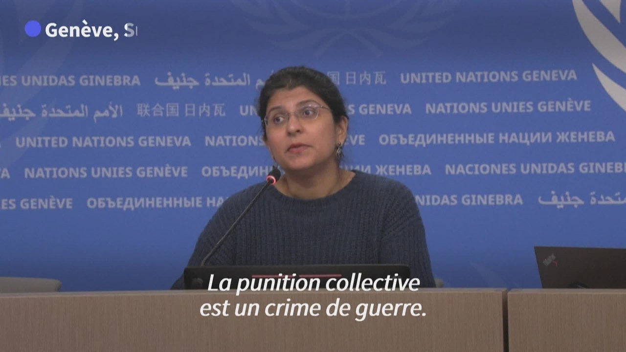 L'ONU préoccupée par les "crimes de guerre" commis dans la guerre Israël-Hamas