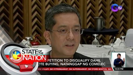 Halos 30 petition to disqualify dahil sa vote buying, natanggap ng Comelec | SONA