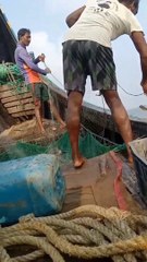 Bangladesh sea fishing scene