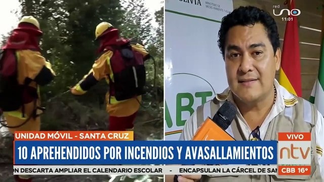 10 aprehendidos por incendios y avasallamientos, 3 de ellos están heridos