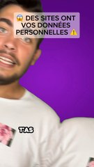 Des sites internet ont vos donnees personnelles !!! 