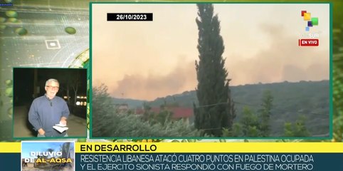 Resistencia libanesa ataca territorio ocupado por sionistas