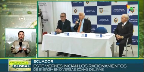 En Ecuador se instaura racionamiento eléctrico en varias regiones