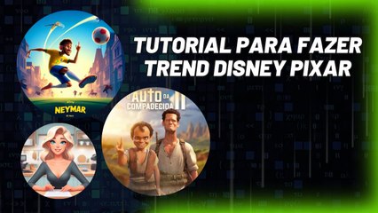 Saiba como fazer TREND do AVATAR da DISNEY PIXAR utilizando INTELIGÊNCIA ARTIFICIAL passo a passo
