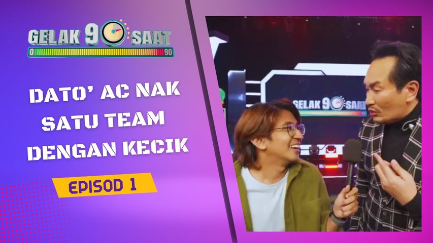 Gelak 90 Saat Episod 1- Minggu 1 bersama Kecik redah backstage