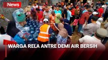 Warga Rela Antre Berjam-jam di Jakarta Timur Demi Dapatkan Air Bersih