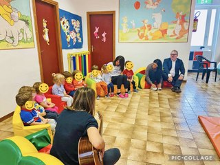 Postazioni lettura per i bimbi dei nidi comunali