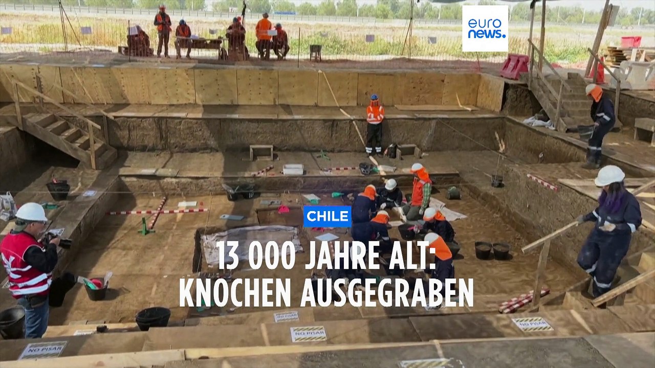 13 000 Jahre alt: Menschliche Knochen in Santiago ausgegraben